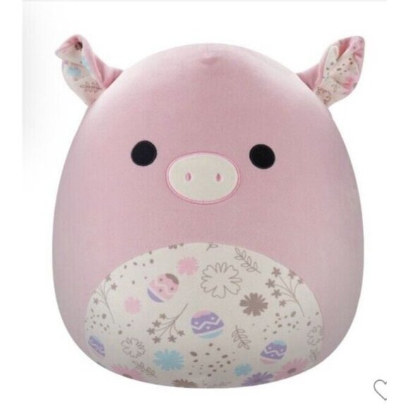 Squishmallows 16" Peter Pink Pig With Easter Print Belly Large Plush - Picture 3 of 12